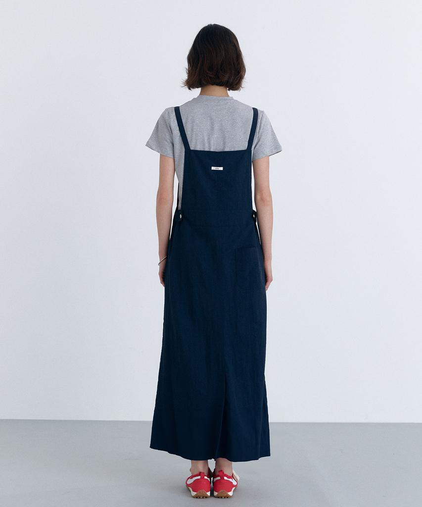 Cloet Utility Apron Dress + Navy