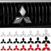Car Front Grill Emblem Sticker Rear Trunk Badge Decal for Mitsubishi Outlander Ralliart Lancer ASX Pajero Delica EVO Colt L200