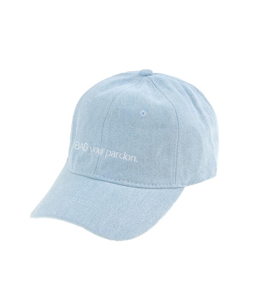 Aibaegyueopadeun I Bag Your Pardon. Denim Ballcap (2 Colors)