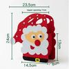 Reusable Felt Christmas Gift Pouch Holiday Treat Bag for Candy Apple Exchange Party Supplies Christmas Festive Favor