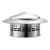 Stainless Steel Round Chimney Caps with Screen Chimney Cover Rain Caps Chimney Caps Cones Top Roof Caps for Vent Rustproof