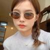 Round Frame Sunglasses for Women Fashion Decor Street Photo Eyewear
