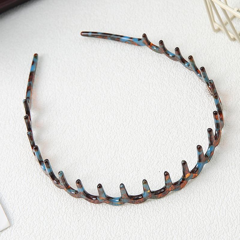 Acetic Acid Face Wash Headband Transition Period Headband Women'S Bangs Broken Hair Card High Cranial Top Wave Sports Hairpin Headband