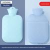Hot Water Bottle for Warming, Plush Hot Water Bag for Stomach, Bed, and Hand Warming, Explosion-Proof, Suitable for Female Students and Menstrual