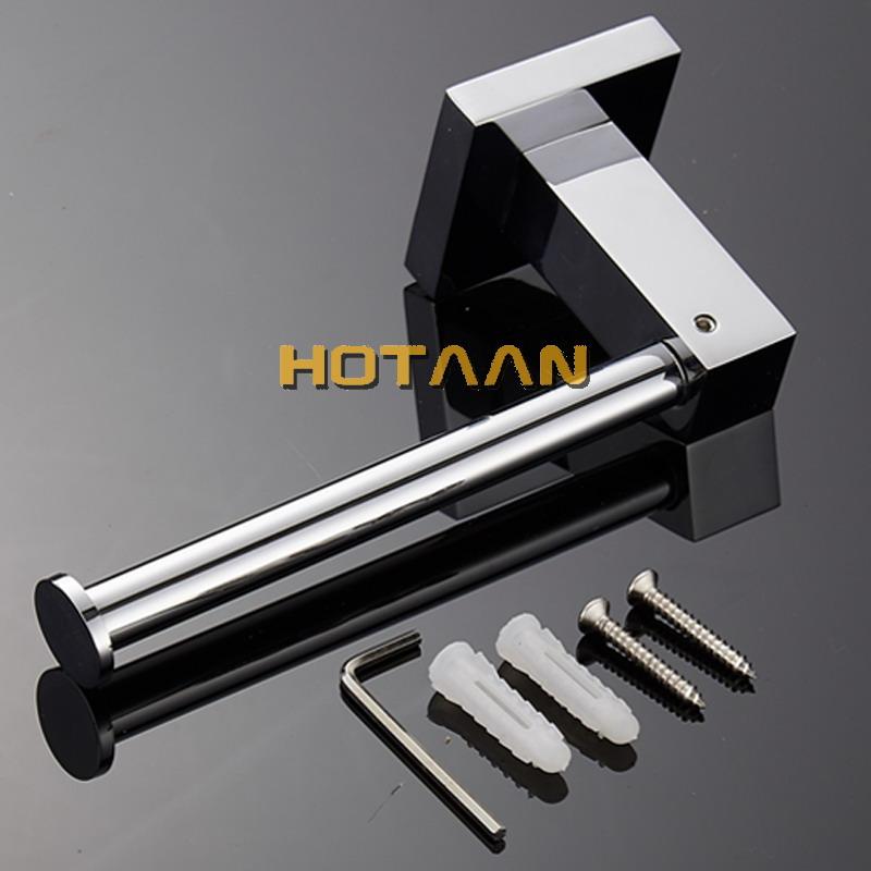 Bathroom Lavatory Toilet Paper Roll Holder Wall Mount Polished Chrome Stainless Steel YT-11392-S