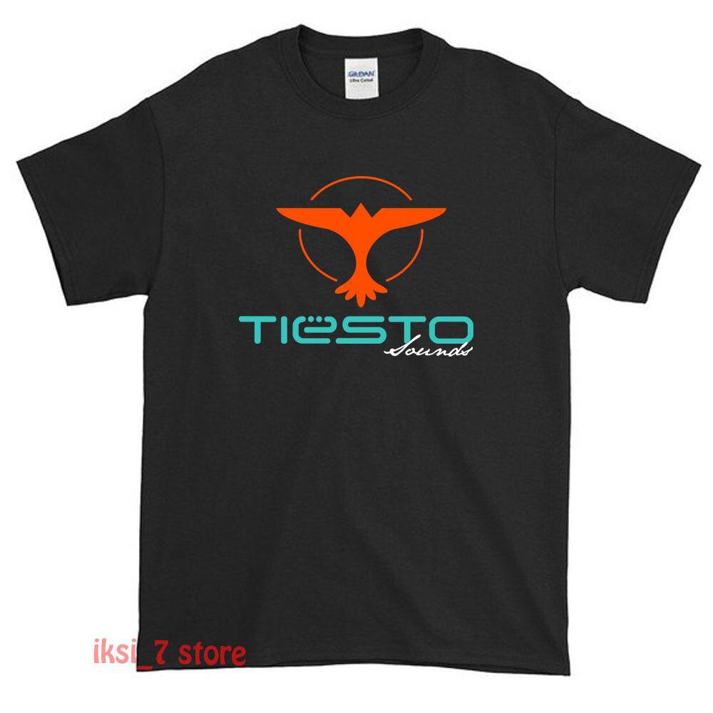 Unisex shirt Cotton Oversize Large Size New Tiesto Bird Logo Unisex T shirt Size S to XXL