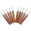 10 Stück/Set, 0,5–2,75 mm, Bambus-Stricknadel-Set, kleines Spitzen-Stricknadel-Set, DIY-Häkelnadeln für Garngriff