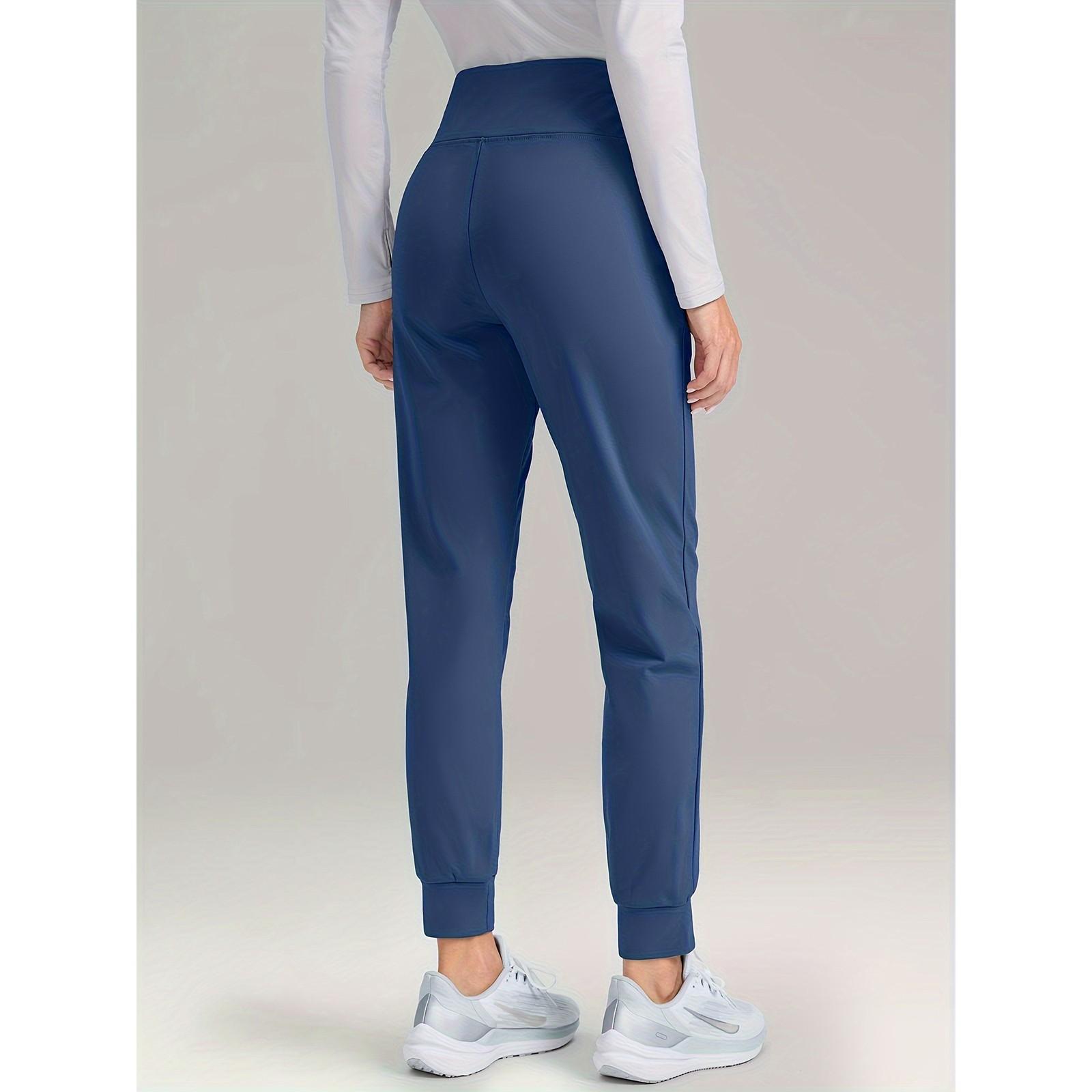 Женские эластичные брюки с высокой талией — фото 5