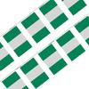 Guirlande Drapeau - Nigeria - 50 Pièces - 14 X 21 Cm - Polyester - Extérieur