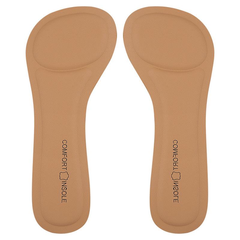 Women's Sandals with Self-adhesive Insoles Sweat-absorbing Non-slip Stickers and Arch Support Pads