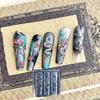 Silicone Embossed 3D Dark Spirit Snake Nail Art Mold