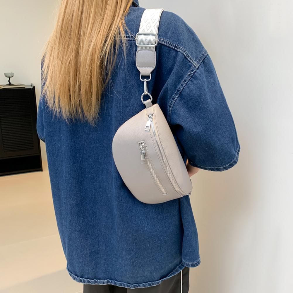 Women Vintage Crossbody Bags Fashion Belt Bag Casual Chest Bag Retro Fanny Pack Multi-pocket Phone Purse Travel Shoulder Bag