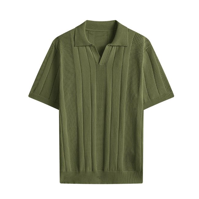 Summer Short Sleeved T-shirt Casual Loose Breathable Versatile Polo Shirt