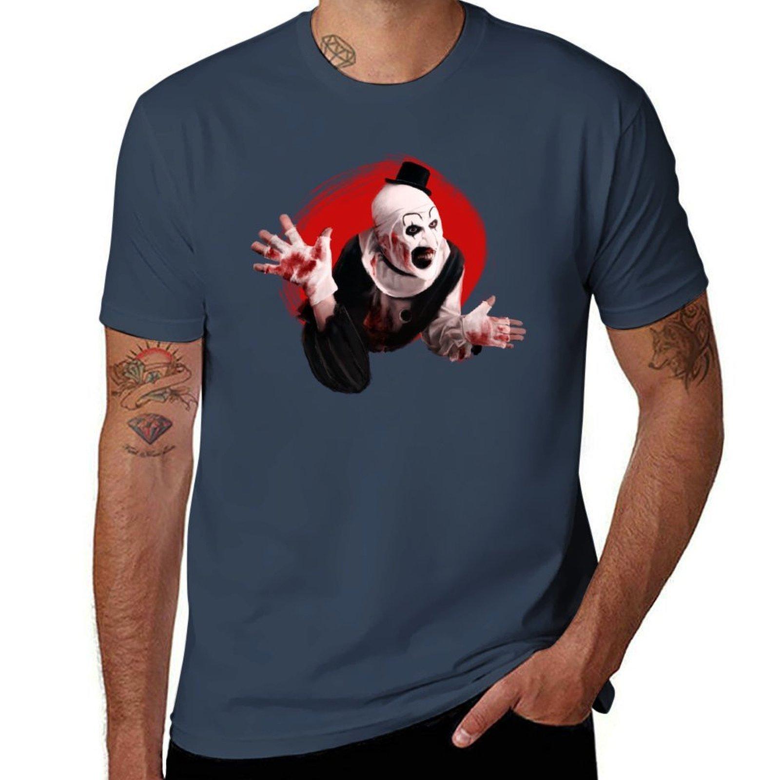 

Art the Clown the creepy waving for you TShirt Soft AntiShrink Cotton Tee S
