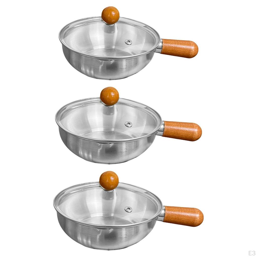 Compact Soup Pot with Lid for Milk And Camping Activities