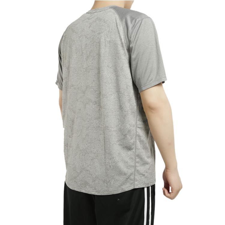 Nike Colorblock Casual Sports Short Sleeve T-Shirt Men Tops Grey AT3928-056
