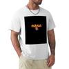 Unisexburning Skull Logo Tshirt Simple Casual Short Sleeve Cotton Tshirt