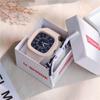 Fashion Women Watches Square Dial Pin Buckle Quartz Watch Women Luxury Ladies Electronic Wristwatches Silicone Female Clock Gift