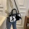Large Capacity Plush Tote Bag Women's Handbag 2023 Spring New Fashion Street Trend Shoulder Crossbody Bag