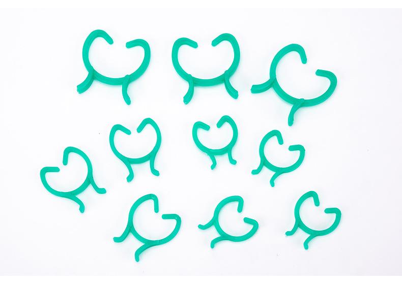 

51 Pieces Garden Plant Clips 3 Different Sizes Plant Support Clips for Vine Fixing and Plant Binding with Butterfly Shape Design One Size зелёный