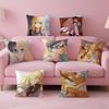 Fashion Y-Your Lie In Aprils Cartoon Cushion Cover Pillow Case Soft Friendly Fabric & Concealed Zipper