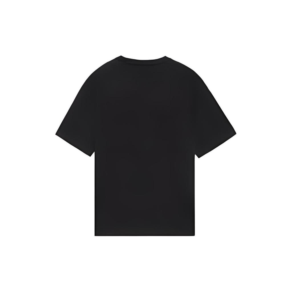 Li Ning T Shirts Unisex Black Crew Neck Moderate YTST049-2