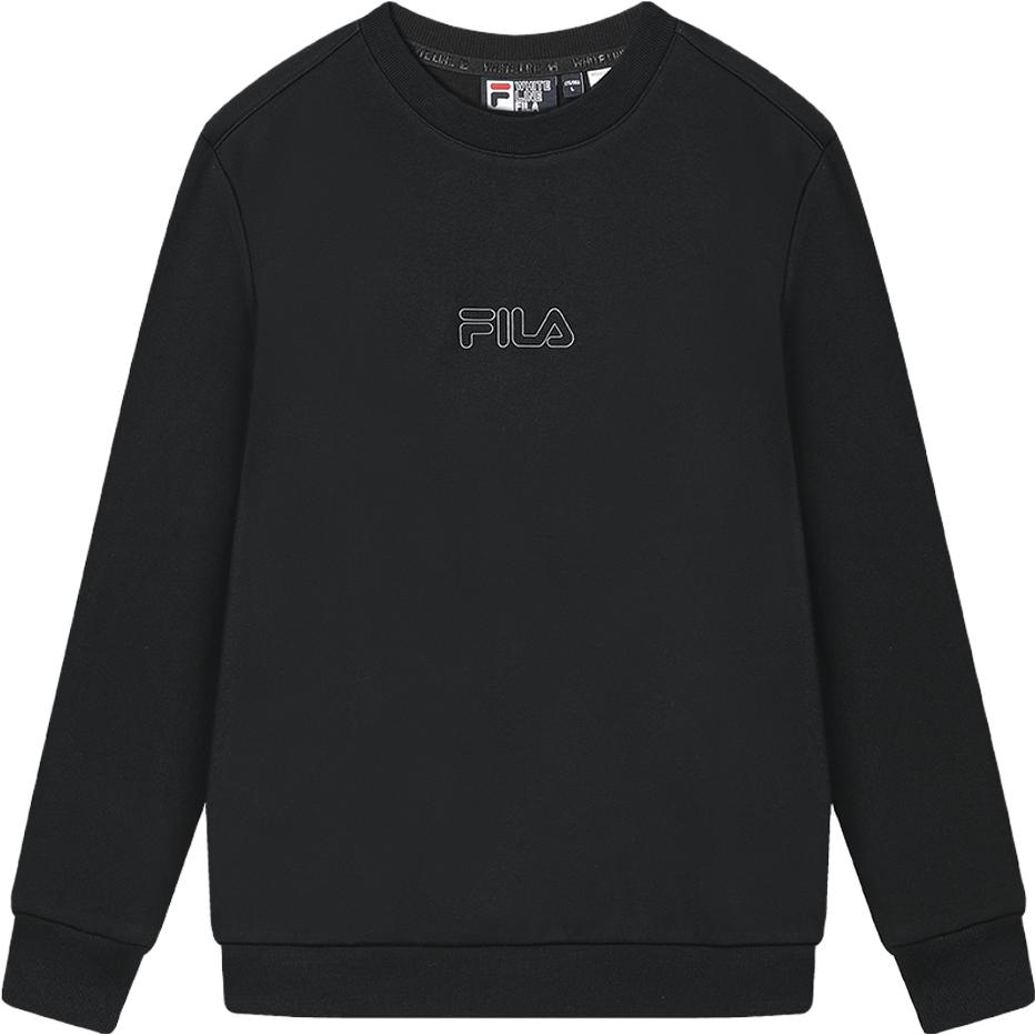 New FILA Sweatshirt Men's Jet Black F11M348208F-BK