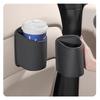 Car Drink Easy 2 Holder, Leather, Clip-on Type, Installation, Water-Repellent, Stain-Resistant (Black, Pieces)