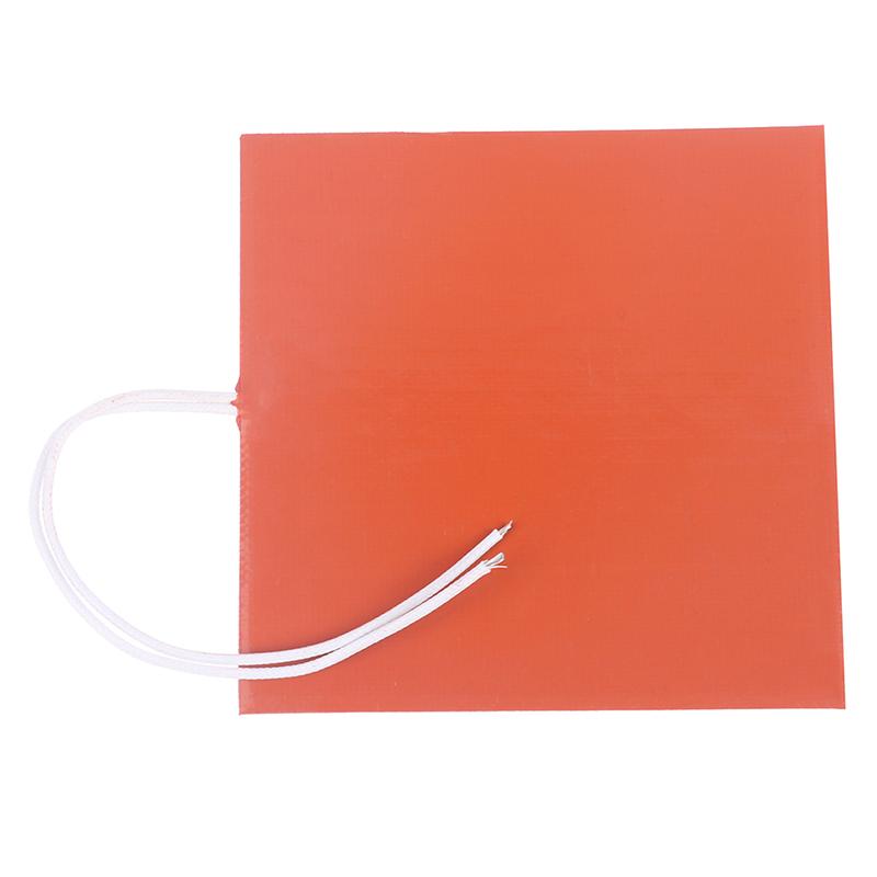 55W 12V 12*12Cm Engine Oil Tank Silicone Heater Pad Rubber Heating Mat Warming