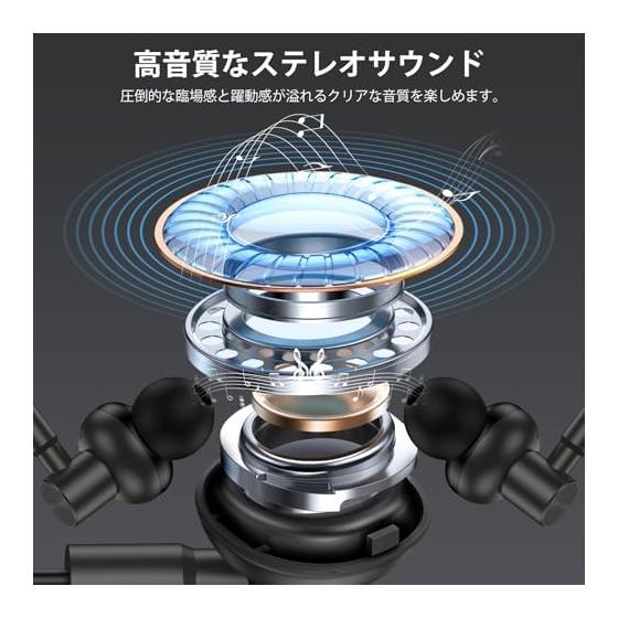 [2026 New Edition] Type C Earphones Wired Compatible with iPhone 17 USB-C Earphones Wired Anti-Tangle Nylon Knitting/Magnetic Adsorption