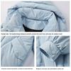 FivePlus Women's Hooded 90% Duck Down Mid-Length Puffer Jacket