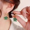 Fashion ins cold wind simple light luxury high-end ear buckle temperament geometric earrings women's small and versatile tide earrings