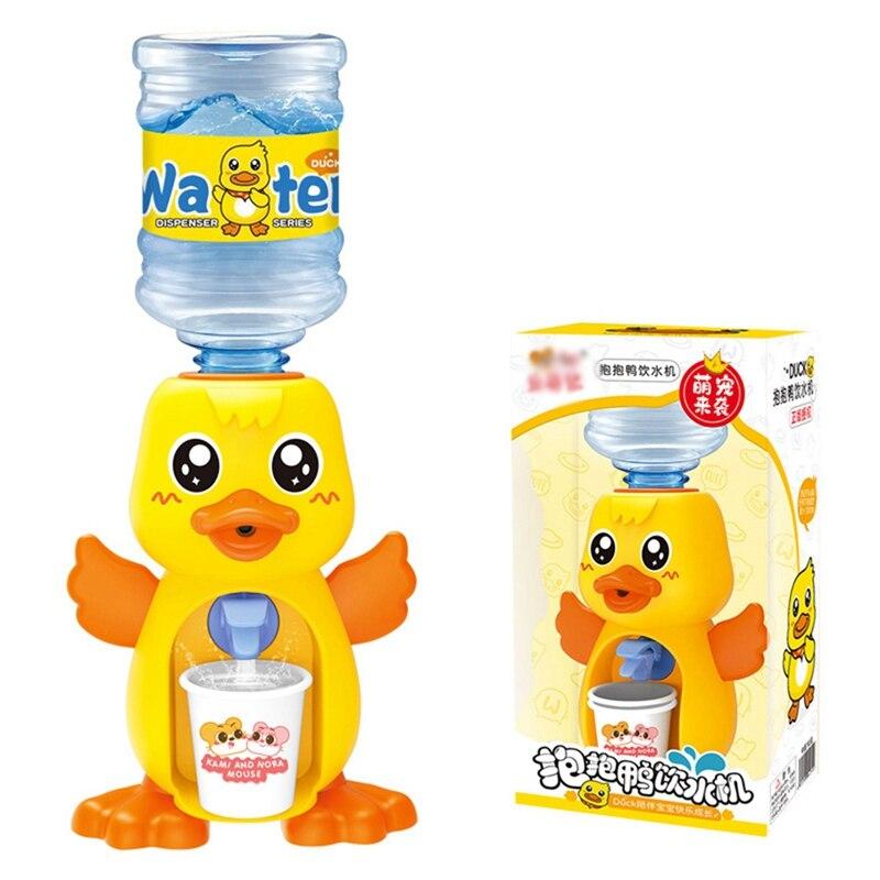 ADM Toy Drinking Fountain Miniature Electric Water Dispenser  Educational Play House Pretend Gifts for Girls Boys Toddlers Kids Dol