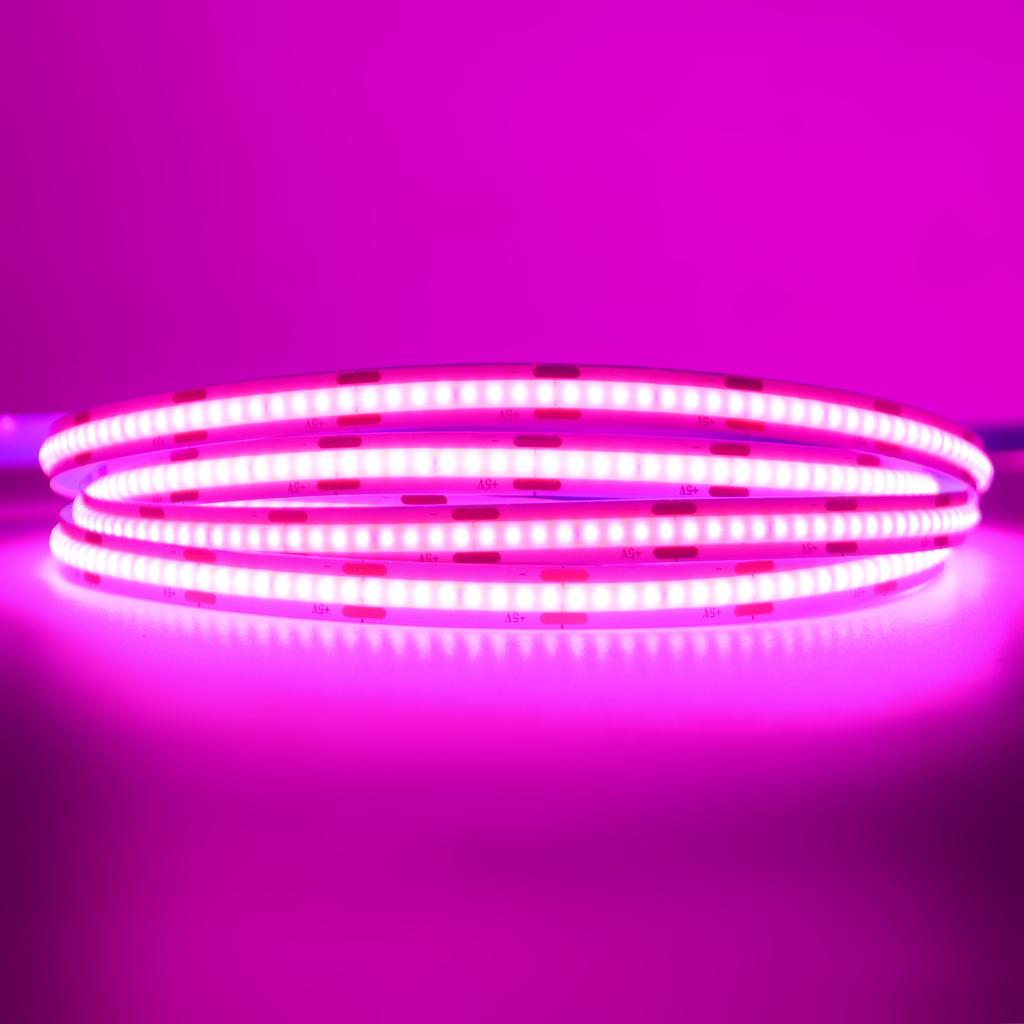 5V Dimmerable COB LED Strip Light 8 Modes With Battery Box 3MM 5MM 8MM White/Red/Blue/Pink/Green Flexible TV Backlight Rope