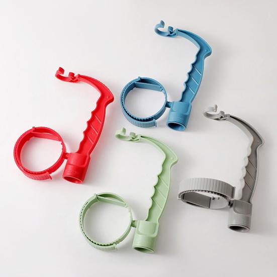 Yousheng Beverage Handle with Bottle Opener Adjustable Bottled Drink Carrier Grip Pouring Handle Reusable Cola Soda Water Bottle Plastic Grab Handle