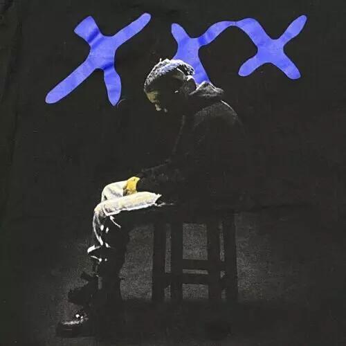

Мужская винтажная футболка XXXTentacion с коротким рукавом, черная, унисекс.webp Унисекс футболка XXXL