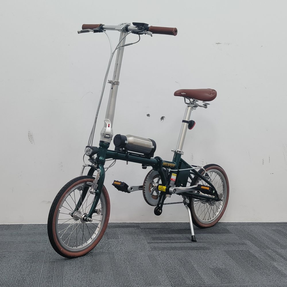 Foldable electric bicycle Onesport OT02, 250W motor, 36V 5.2Ah battery, top speed 25km/h, cruising range 25km, 16*1.35inch tires