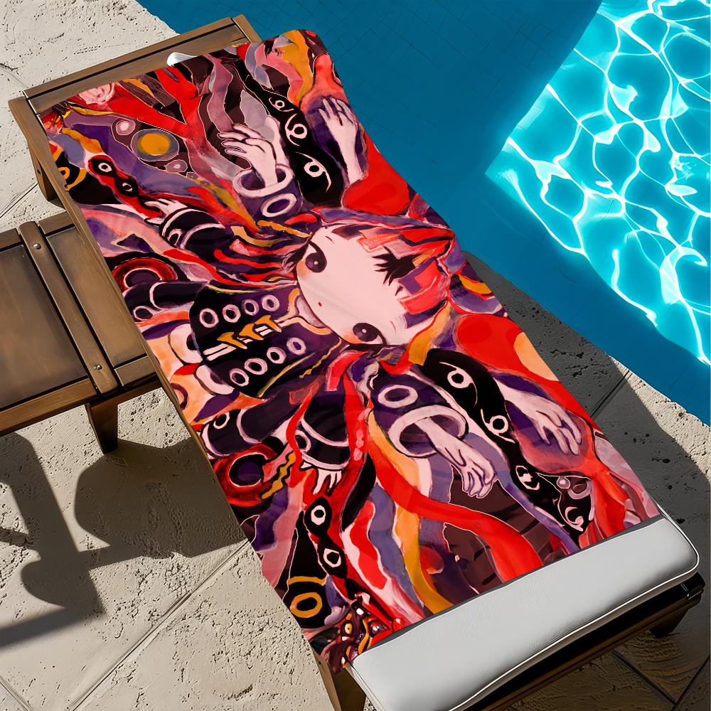 Singer K-kikuo Color Towel Beach Quick Dry Soft Pool Towels Gift for Travel Gym Shower Camping sports