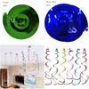 Colorful 6pcs Multicolor Hanging Spiral Swirls Perfect For Birthday And Wedding Party Decor