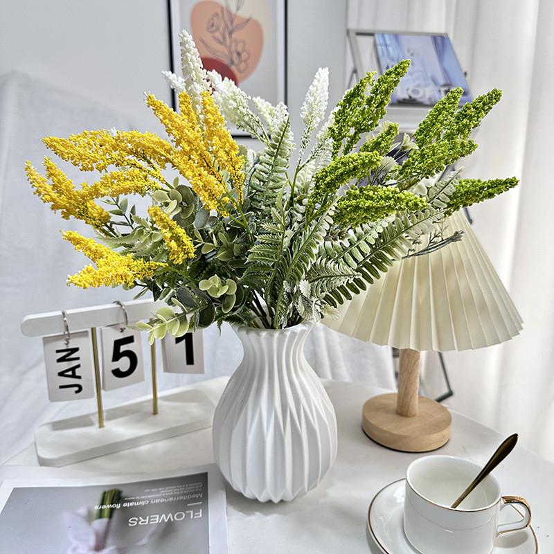 Euphrasia Ten Pectinata Plastic Faux Flower Plant For Home Decor And Event Use