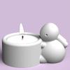 Cartoon  Candlestick Silicone Mold Candle Holder Mold  Table Ornament Tool Plaster Making Supplies stick