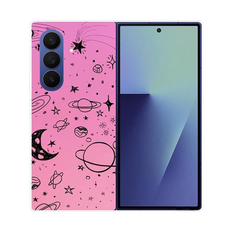 

For Samsung Galaxy Z Fold7 Fold 7 Phone Case astronaut Hard PC Back Cover For Galaxy Z FOLD 7 Funda Shockproof Protective Coque Galaxy Z Fold7