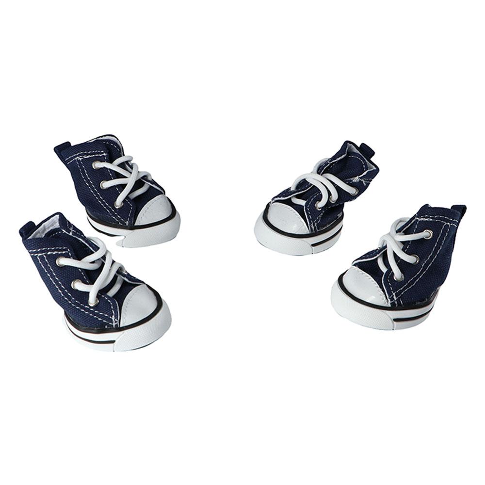 Dogs,Cats Casual Style Anti-slip Breathable Puppy Sneaker Pet Booties Dog Shoes Pet Denim Shoes