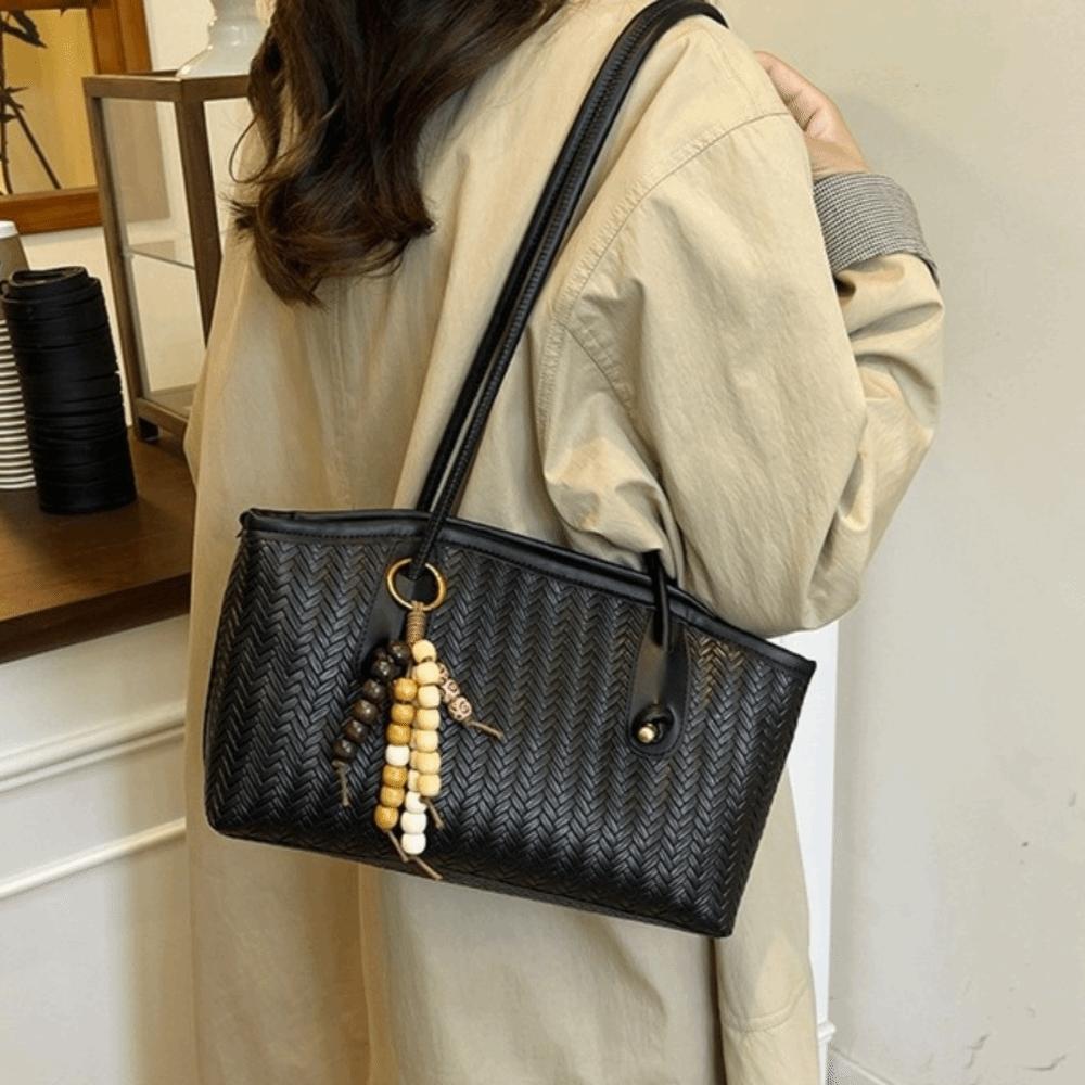 Modische Große Schultertasche Elegante Stilvolle Unterarmtasche Neue PU-Tragetasche Arbeit