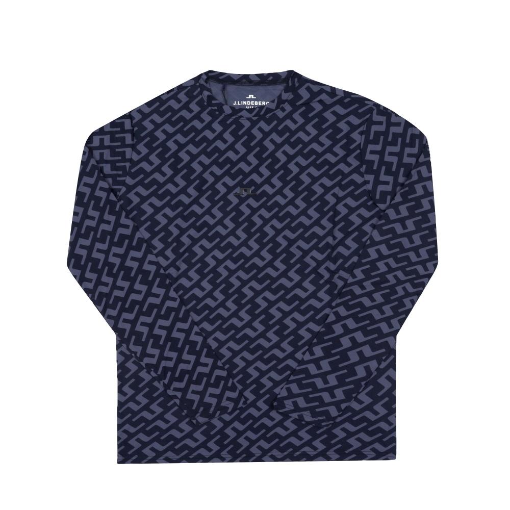 

J.lindeberg Tor Print Slim Fit Golf Men S Long Sleeve Tee Gmjt11138 O518 GMJT11138 O518 (XL)