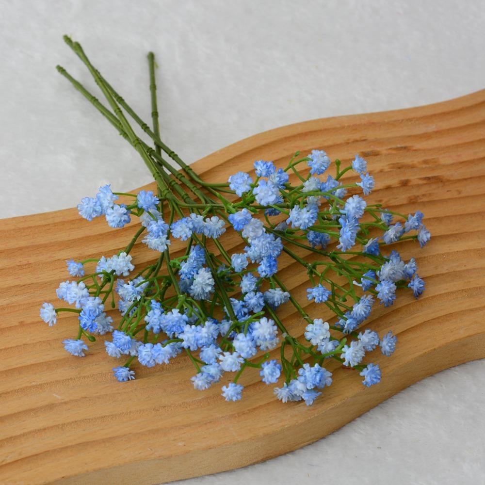 5/10Pcs Artificial Flowers Plastic Home Decor Bride Bouquet for Wedding Party Garden Decoration Baby's Breath DIY Fake Flowers
