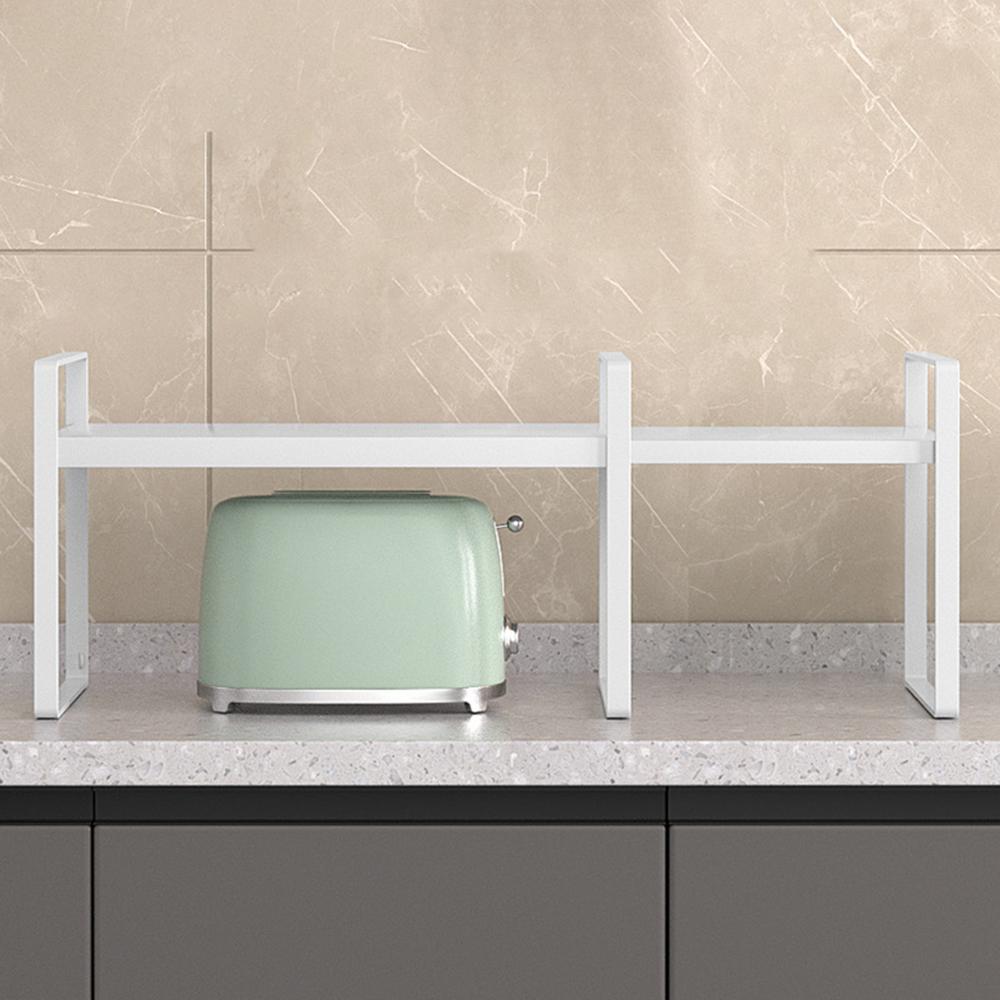 Countertop Shelves Expandable Countertop Microwave Rack Adjustable Sink Shelf Riser Kitchen Storage Stand Cabinet Organizer