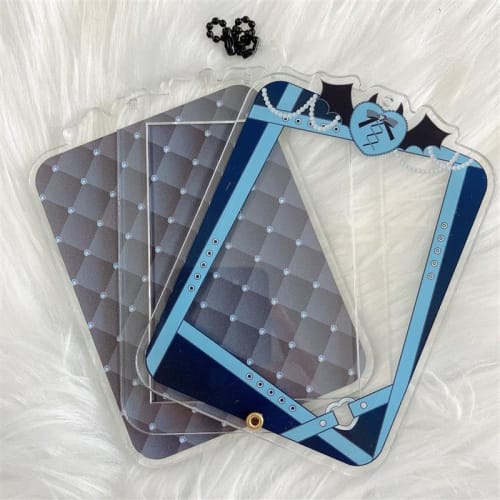 G-Trigger Acrylic Frame, Blue, Perfect for Oshikatsu Merchandise, Card Case, Card Display, and Storage