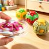 Drücken Sie den Gyro-Ball-Dekompressionsspielzeug Den Neuen Und Seltsamen Fingerspitzen-Kreisel Spielen Grenzüberschreitender Burger Drehender Ball