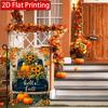 2D Flat, 2D Flat Thanksgiving Hello Autumn Pumpkin Truck Garden Flag_4 (1)- Outdoor Garden Flag Double-sided Home Decoration Courtyard Decoration Outd